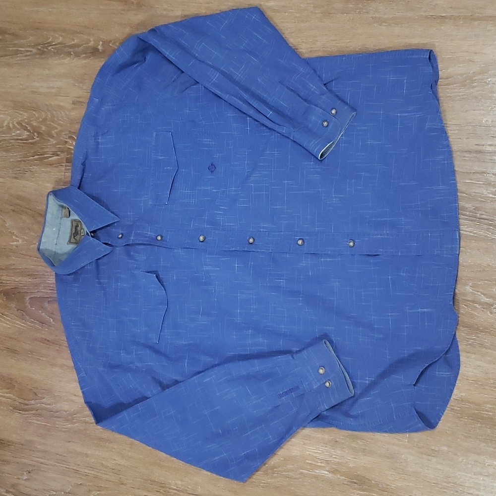 (XL) Roper Men's Classic Cowboy Rodeo Casual 100% Cotton Collared Farmhouse